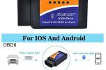 OBD 2 scanner Bluetooth for iPhone eller samsung og PC