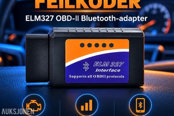 OBD 2 scanner Bluetooth for iPhone eller samsung og PC