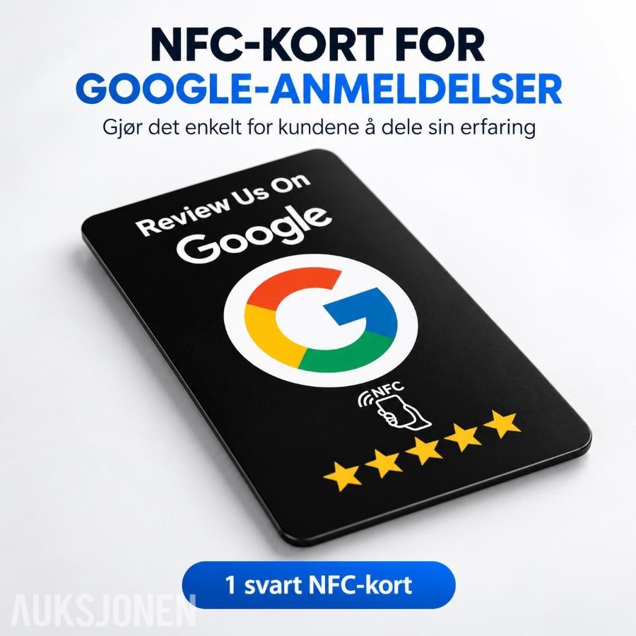 Google anmeldelse kort til bedrift