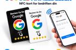 Google anmeldelse kort til bedrift 
