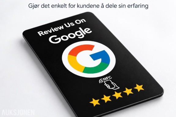 Google anmeldelse kort til bedrift 