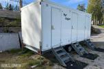 Arnpro 550MB sanitærbrakke – 3 separate bad med dusj/WC – 230/400V 