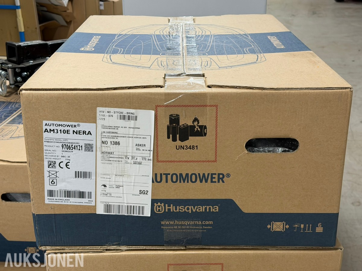 2024 Husqvarna Automower 310E NERA robotgressklipper