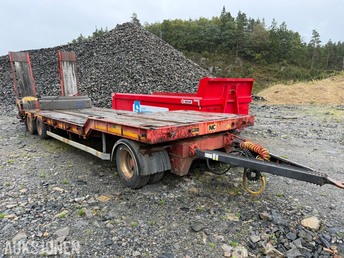 2012 NC Maskinhenger JA-30-L , 3 aksler, kjørebruer, rep.objekt