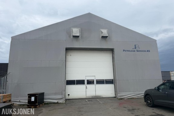 2013 W. Giertsen HallSystem NG5 lagerhall 15 x 28 m med 5 x 5 m porter