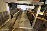 Storkjøkkenbord i rustfritt stål – 4 vannbad/kummer – elektrisk høydejustering – ubrukt