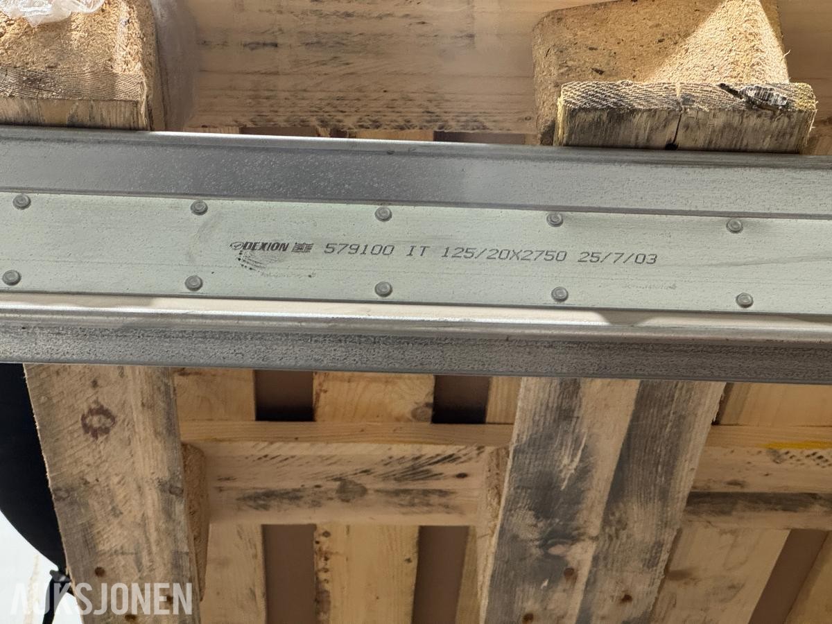 Dexion P90 pallereol – 6 tårn - ca. 3 m høyde