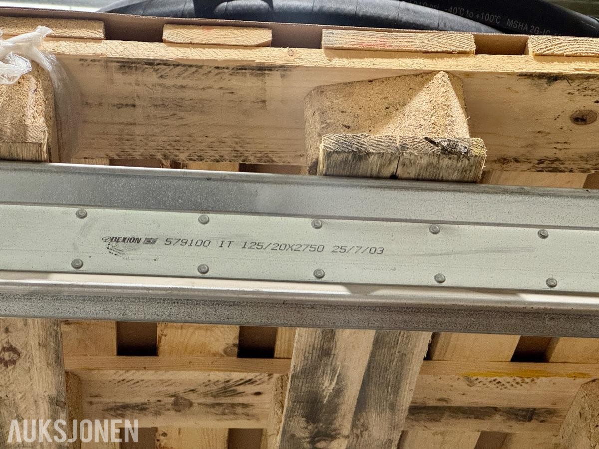 Dexion P90 pallereol – 6 tårn - ca. 3 m høyde
