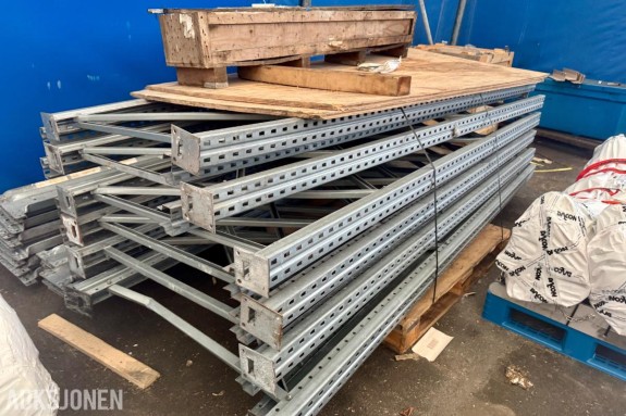 Dexion P90 pallereol – 6 tårn - ca. 3 m høyde