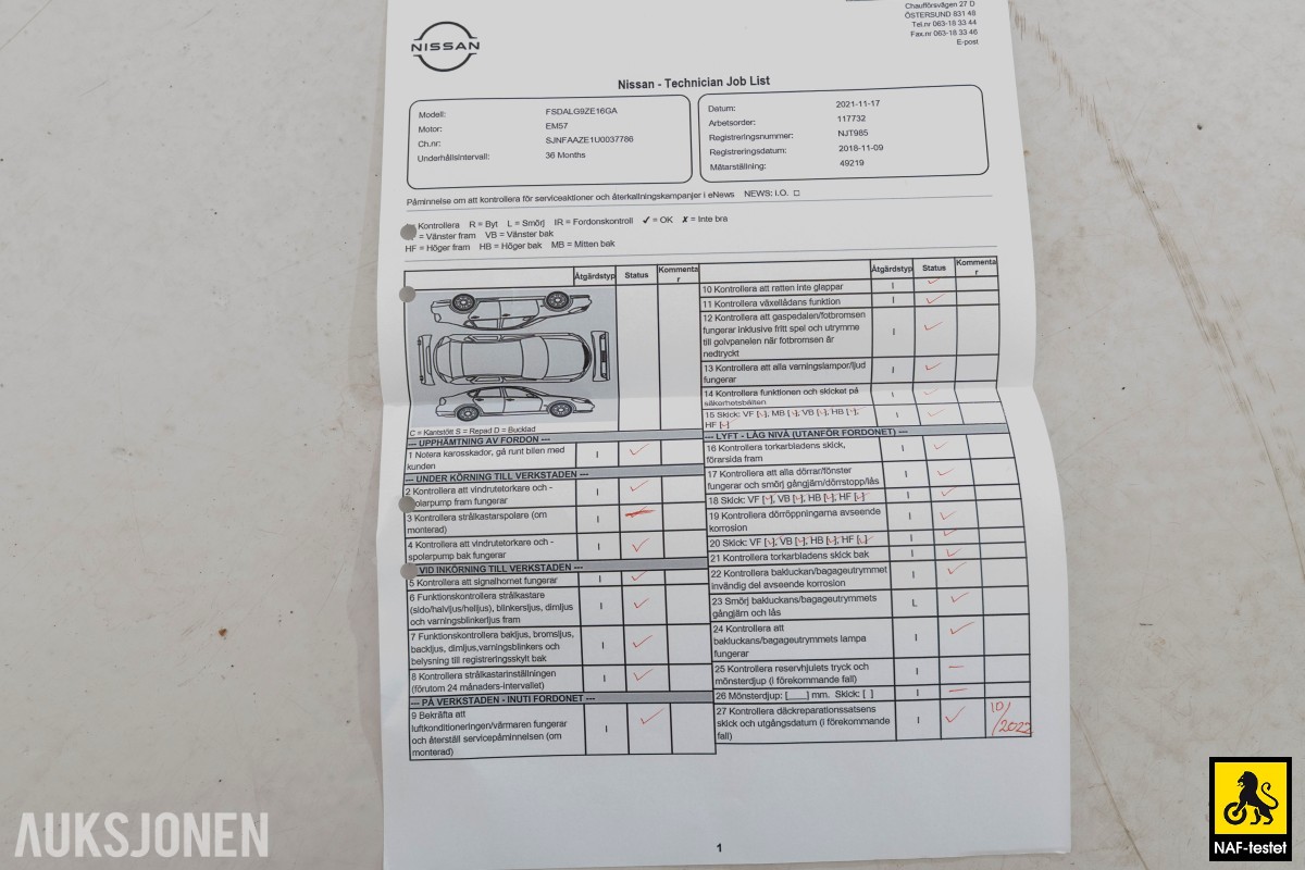 2018 Nissan Leaf 40 KWH TEKNA BOSE ACC 360-KAMERA VARMER NAVI