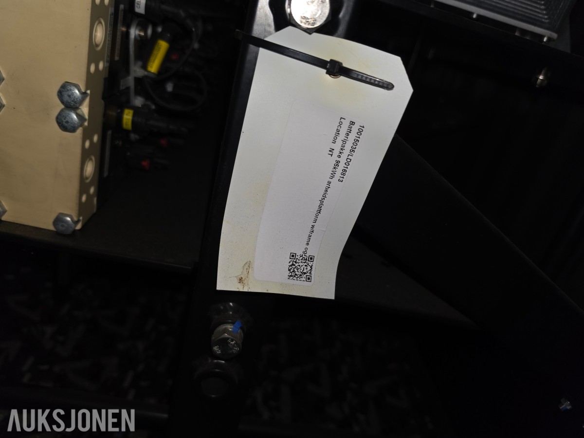 CA 2020 BATTERIPAKKE 95 KWH MED RAMME – 666 V NOMINELL