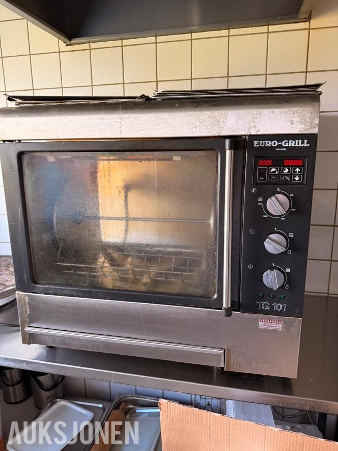 EuroGrill Holland TG-101-E – profesjonell elektrisk kyllinggrill / rotisserie 