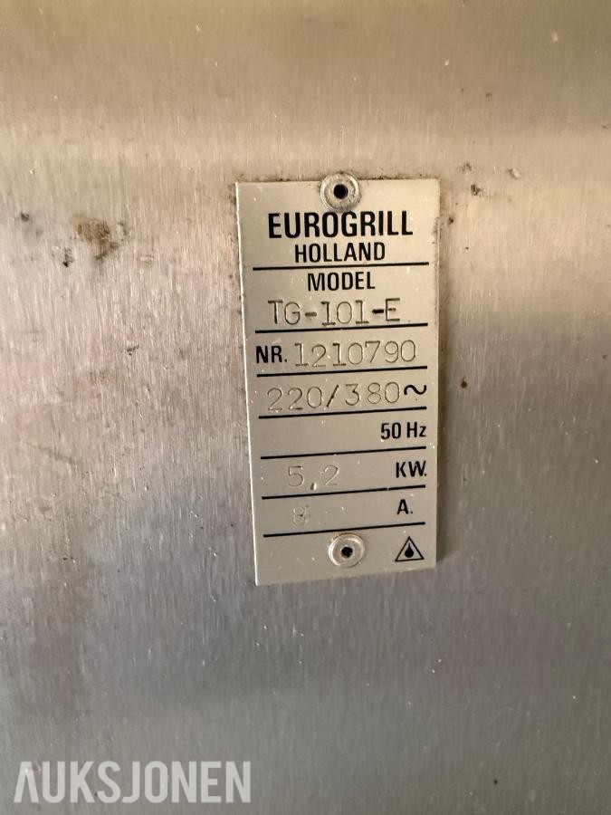 EuroGrill Holland TG-101-E – profesjonell elektrisk kyllinggrill / rotisserie 