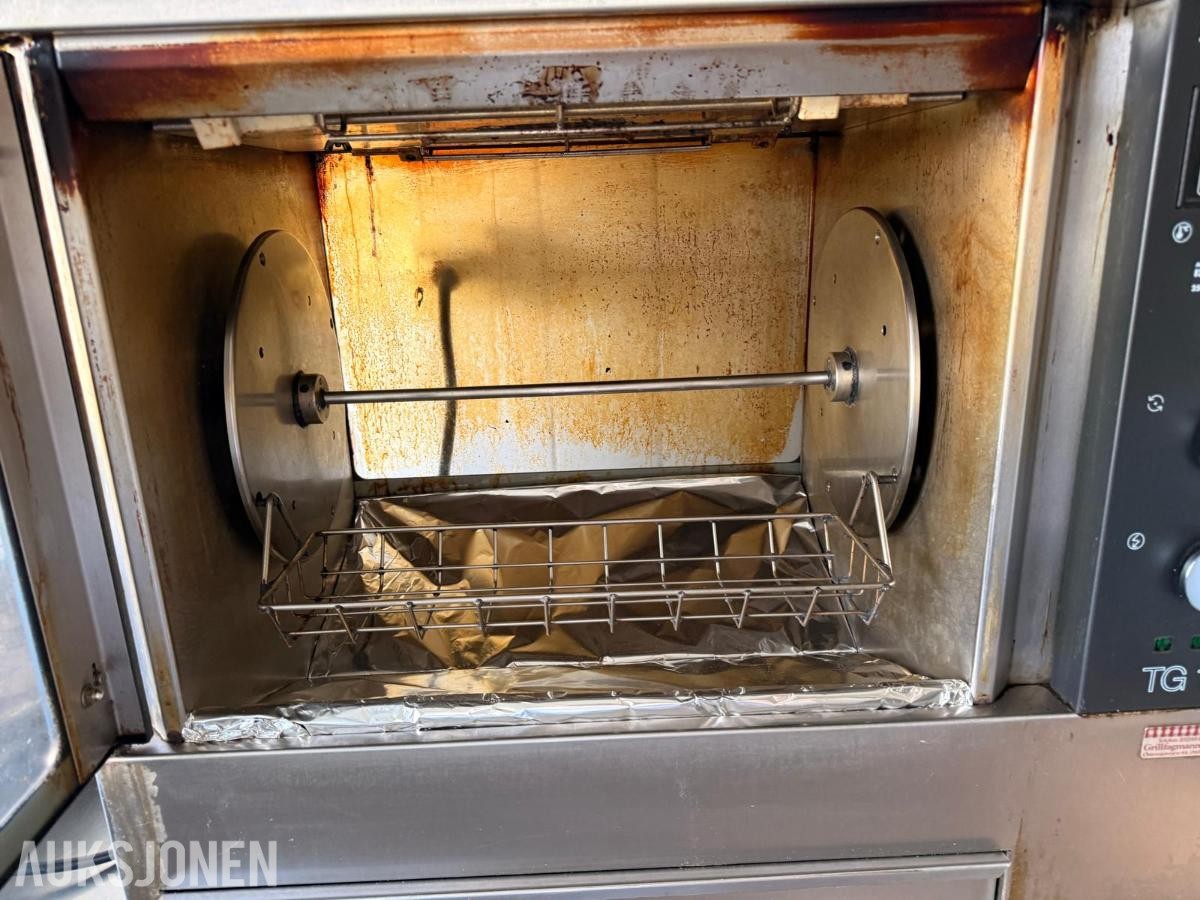 EuroGrill Holland TG-101-E – profesjonell elektrisk kyllinggrill / rotisserie 
