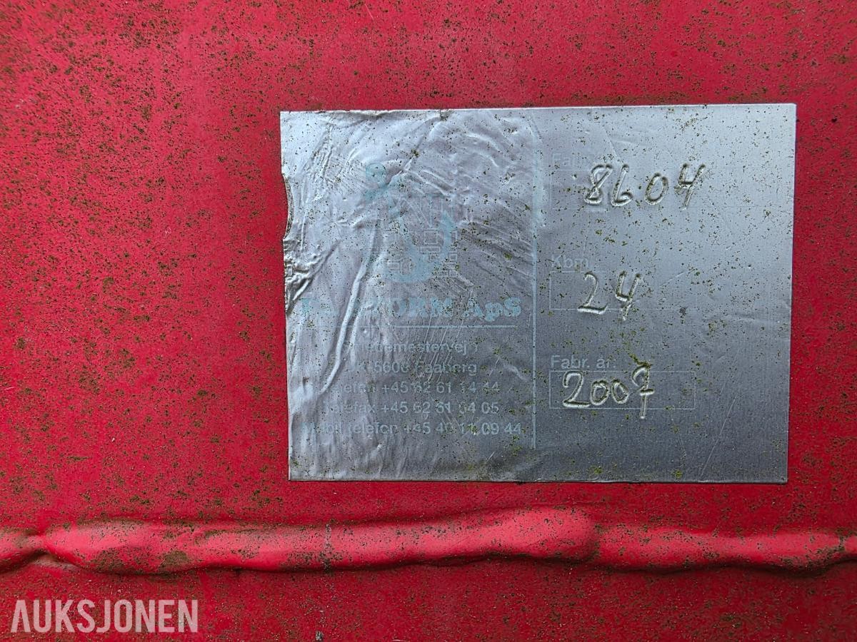 2009 O. Lauridsen krokcontainer, 24 m³