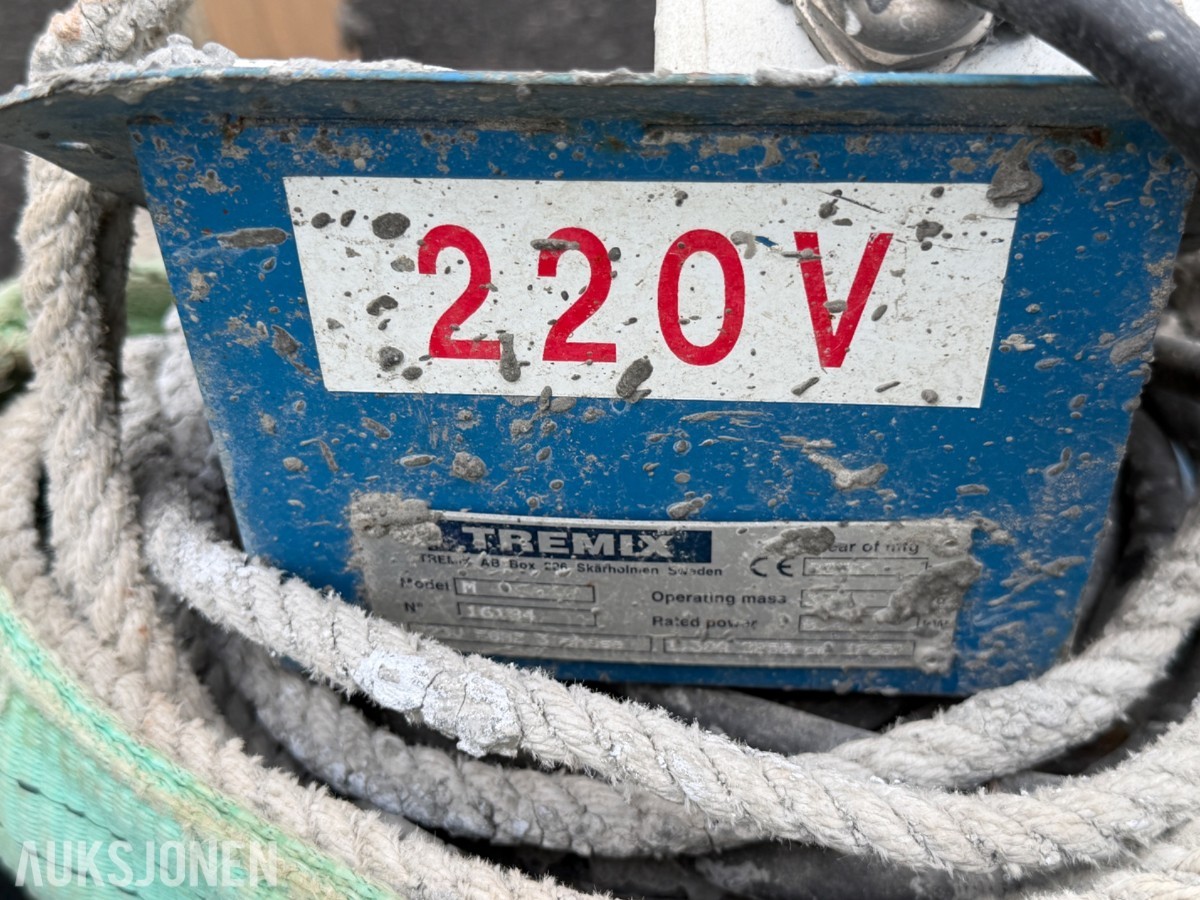 Tremix M 6 vibrobjelke, 220V 
