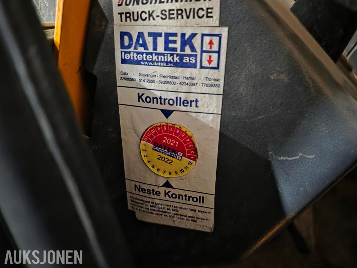 Jungheinrich DFG 25 dieseltruck, reparasjonsobjekt, 7333 timer