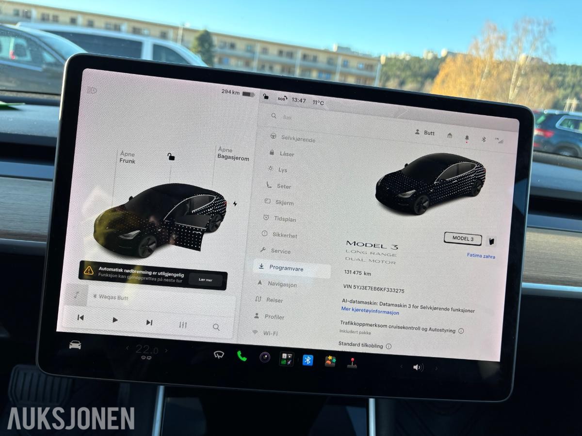 2019 Tesla Model 3 LONG RANGE AWD EN EIER