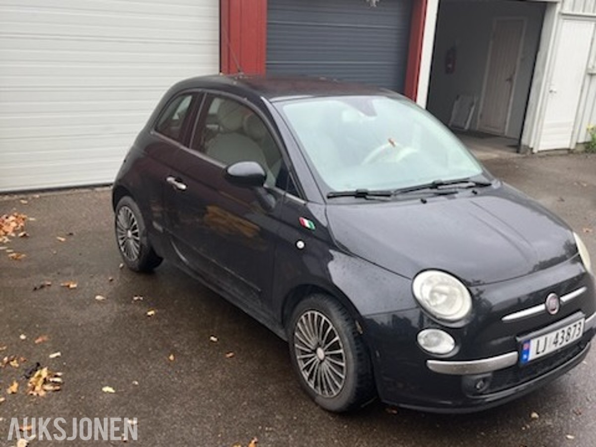 2011 Fiat 500 1.2, 98500km, Reparasjonsobjekt