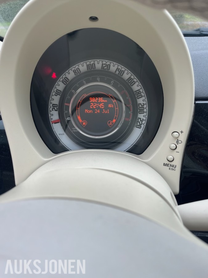 2011 Fiat 500 1.2, 98500km, Reparasjonsobjekt