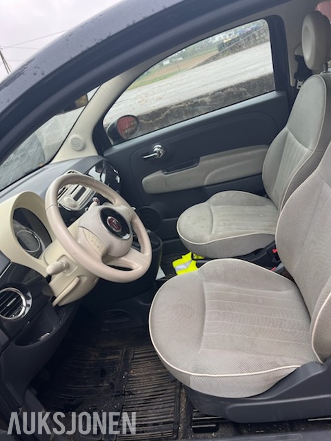 2011 Fiat 500 1.2, 98500km, Reparasjonsobjekt