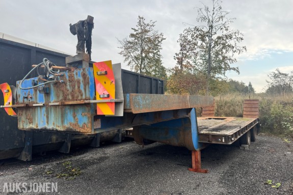 1968 DAMM 330 3m bred Semitrailer 36 400 kg totalvekt - 28 900 kg nyttelast