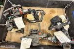 6 stk bensindrevne boremaskiner Hitachi m.fl.