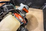 6 stk bensindrevne boremaskiner Hitachi m.fl.