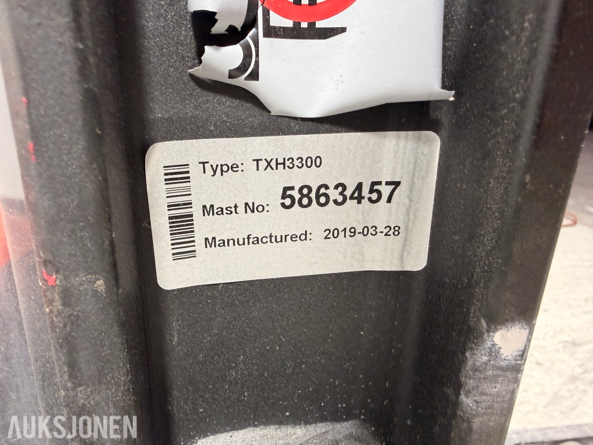 2019 Toyota SWE120 elektrisk stabler 1 200 kg / 3,3 m