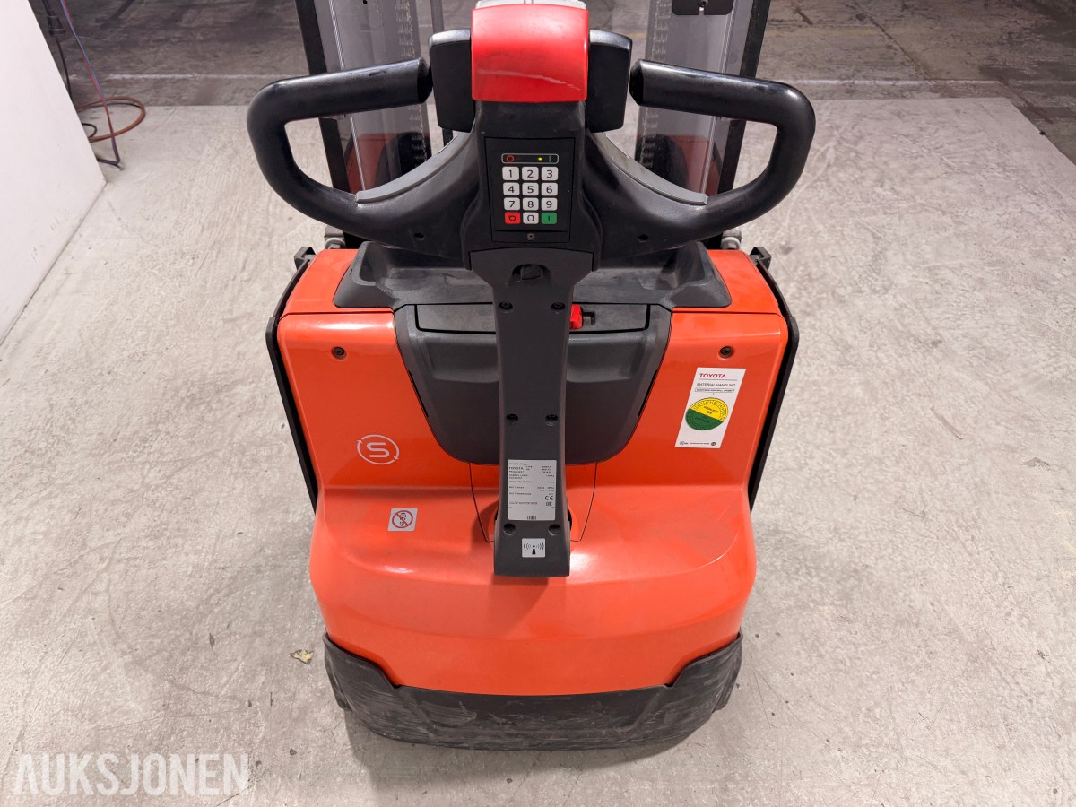 2019 Toyota SWE120 elektrisk stabler 1 200 kg / 3,3 m