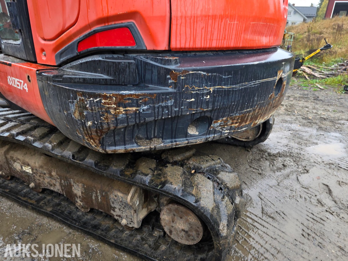 2010 Kubota KX057-4 beltegraver 7192 timer- leveres nysertifisert