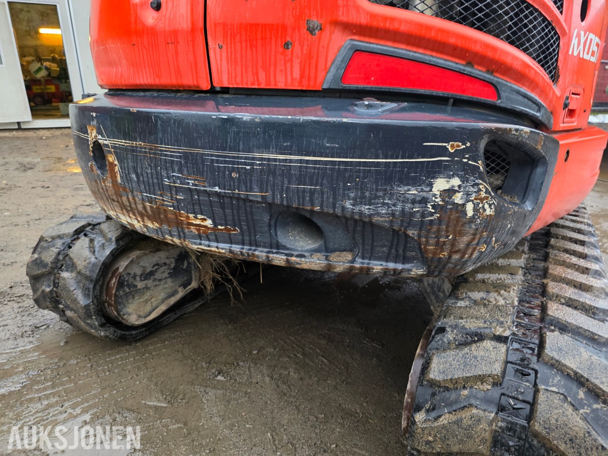 2010 Kubota KX057-4 beltegraver 7192 timer- leveres nysertifisert