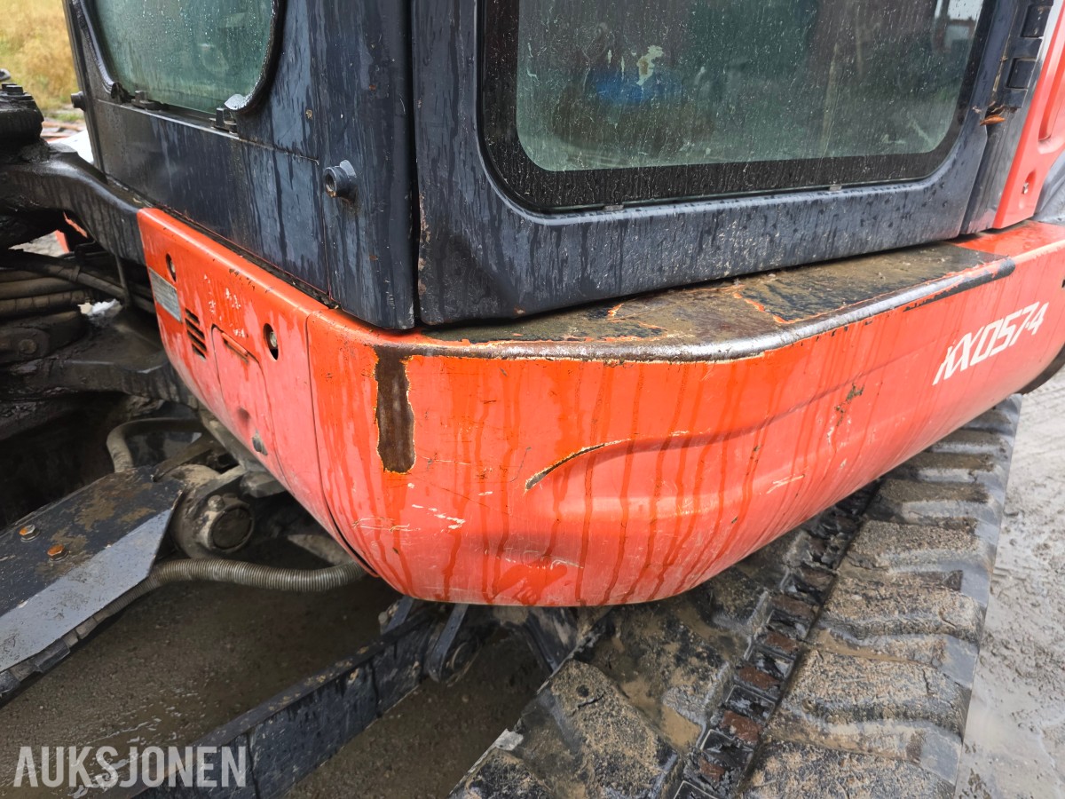 2010 Kubota KX057-4 beltegraver 7192 timer- leveres nysertifisert