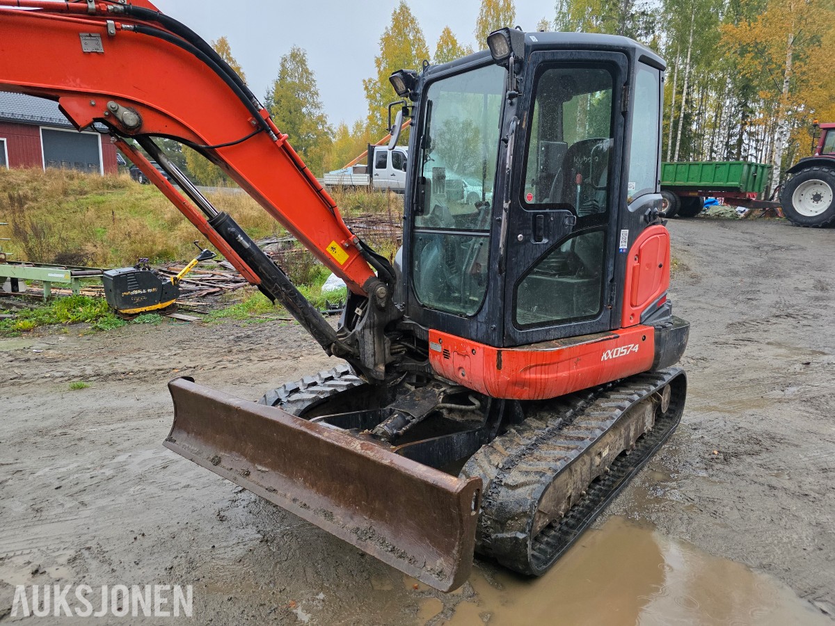 2010 Kubota KX057-4 beltegraver 7192 timer- leveres nysertifisert