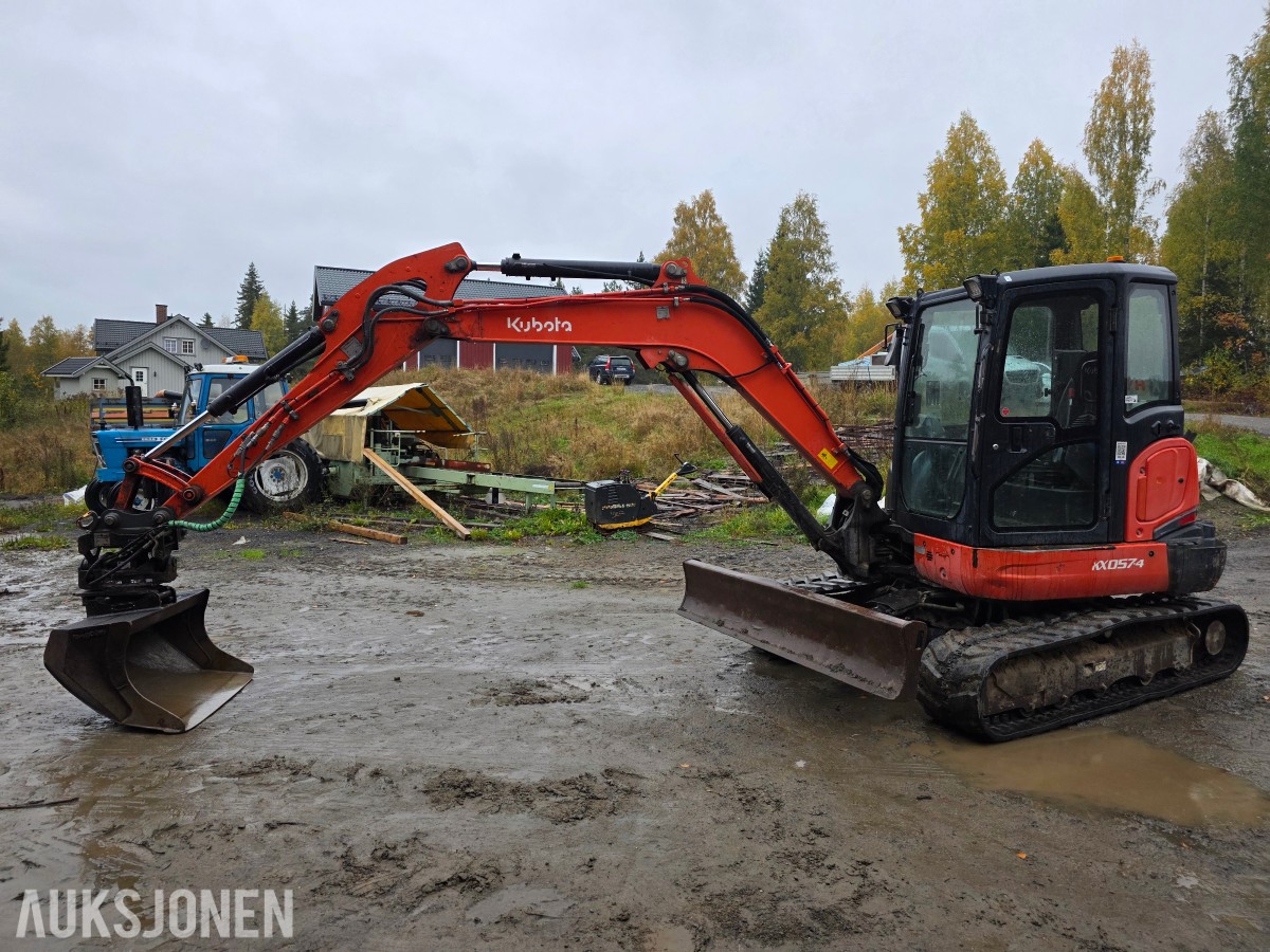 2010 Kubota KX057-4 beltegraver 7192 timer- leveres nysertifisert