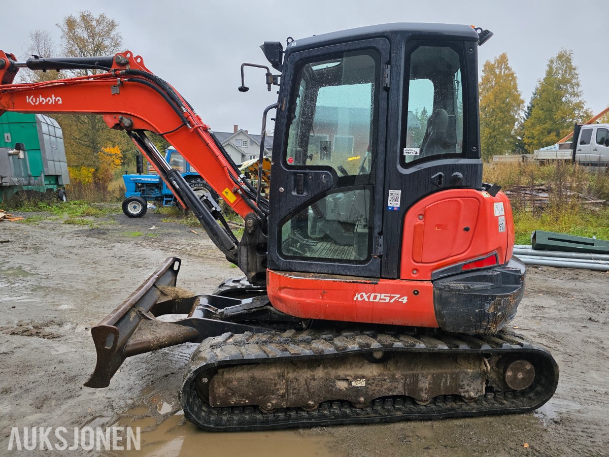 2010 Kubota KX057-4 beltegraver 7192 timer- leveres nysertifisert