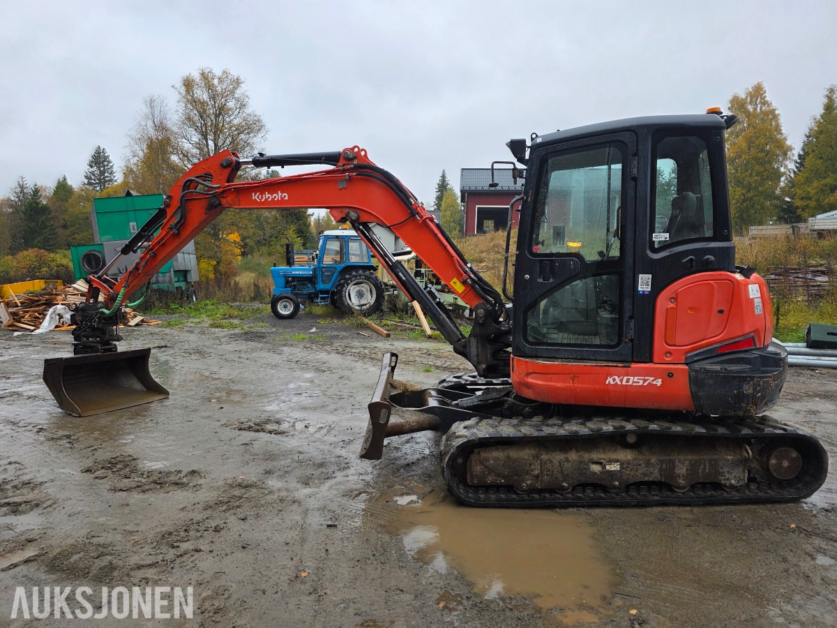 2010 Kubota KX057-4 beltegraver 7192 timer- leveres nysertifisert