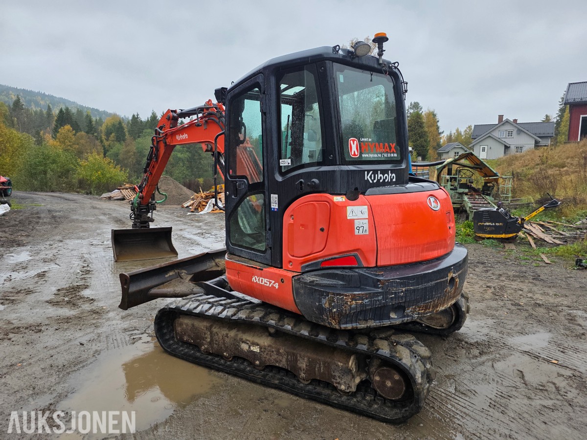 2010 Kubota KX057-4 beltegraver 7192 timer- leveres nysertifisert
