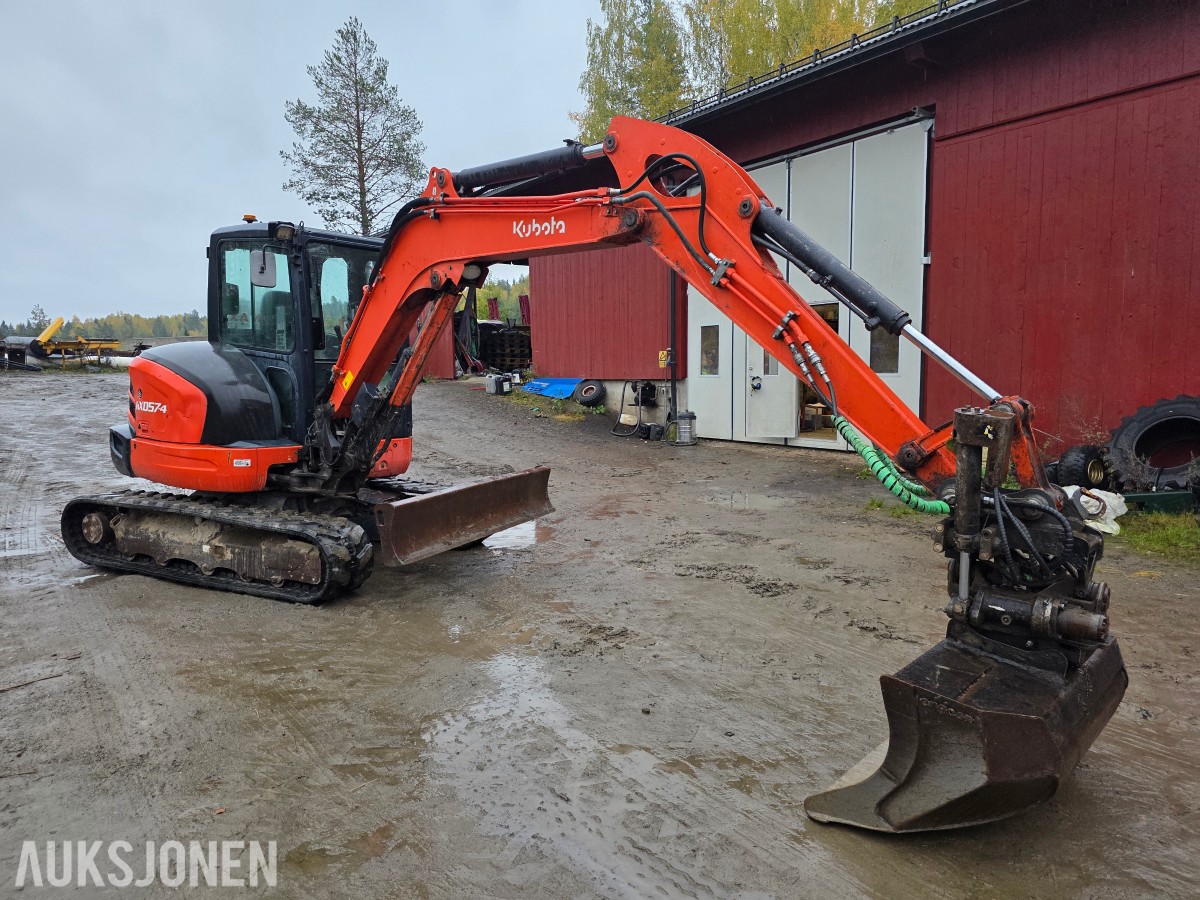 2010 Kubota KX057-4 beltegraver 7192 timer- leveres nysertifisert