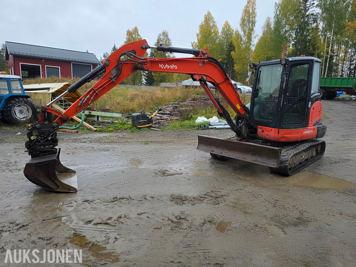 2010 Kubota KX057-4 beltegraver 7192 timer- leveres nysertifisert