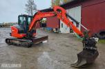 2010 Kubota KX057-4 beltegraver 7192 timer- leveres nysertifisert