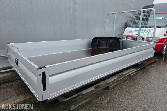 Lasteplan Crafter invendige mål L350 cmx B 204 cmH 40 cm