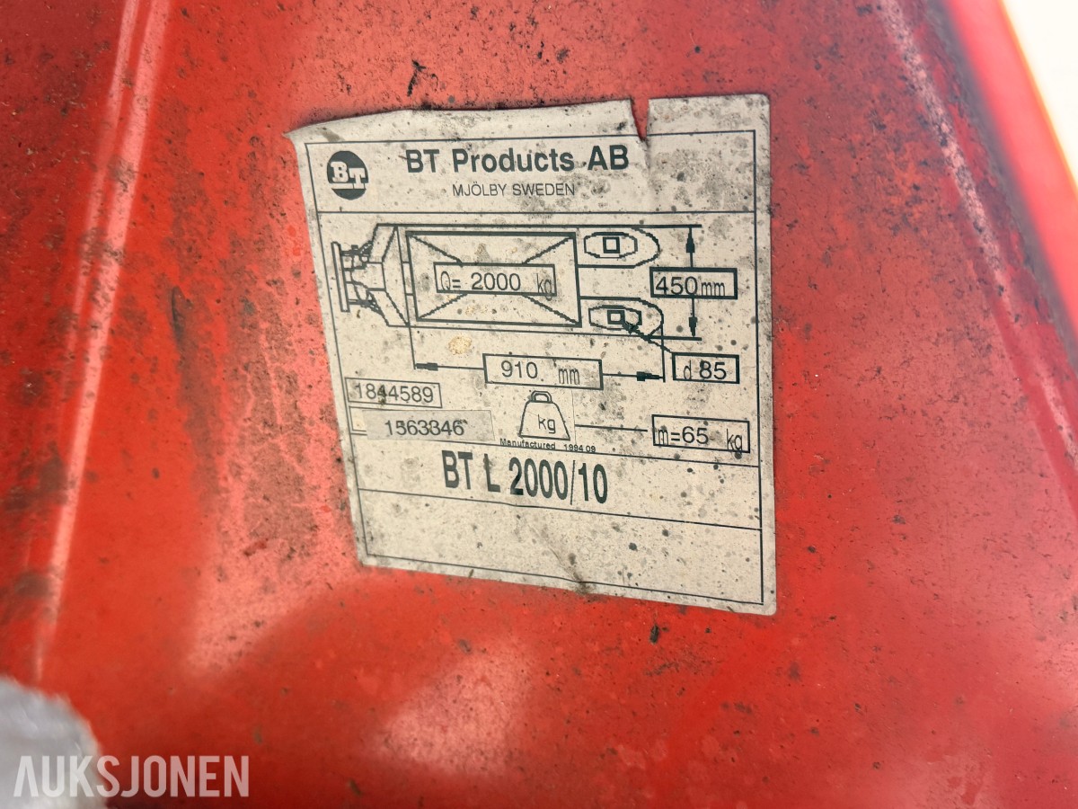 5 stk jekketraller med forskjellige modeller og kapasiteter