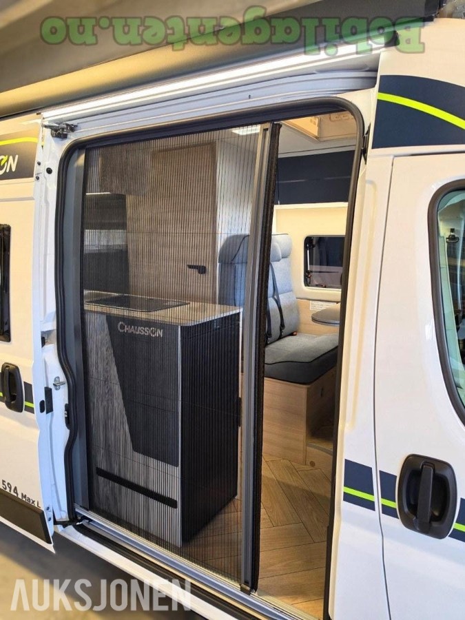 2026 Chausson V594 Max L First Line / 4 Faste Sengeplasser / Bedkit / Solcelle / Kompressorkjøleskap / Ryggekamera