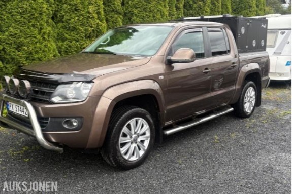 2013 Volkswagen Amarok 2.0 179hk  4MOTION AUTOMAT CRUISEKONTROLL HENGERFESTE HUNDEKASSE EU OK 09.2028 