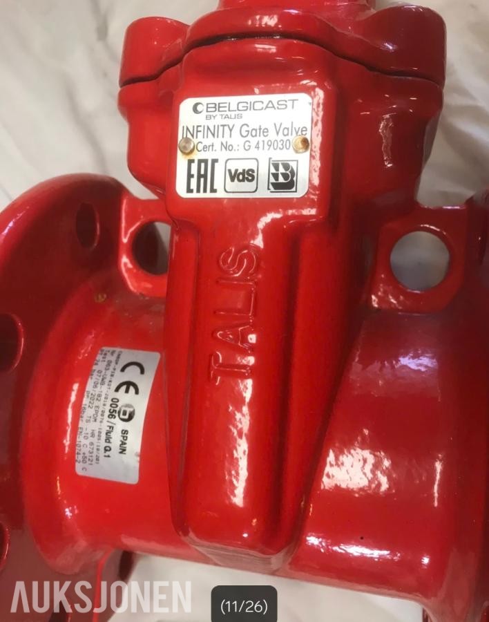 2022 Belgicast infinity gate valve Fluid G1