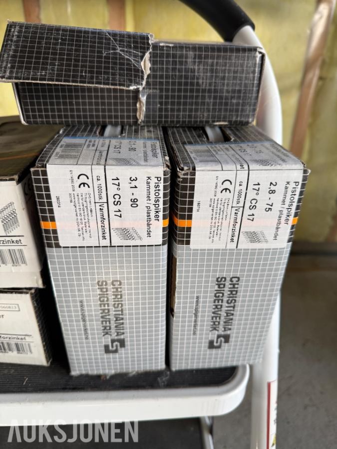 Workman EX D20 20L kompressor med spikerpistoler