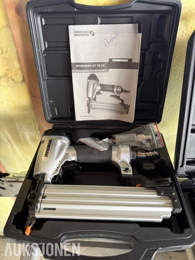 Workman EX D20 20L kompressor med spikerpistoler