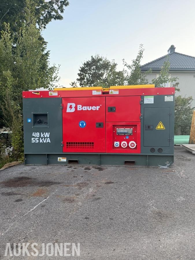2024 Bauer GFS-40 dieselaggregat – 40 kW / 50 kVA