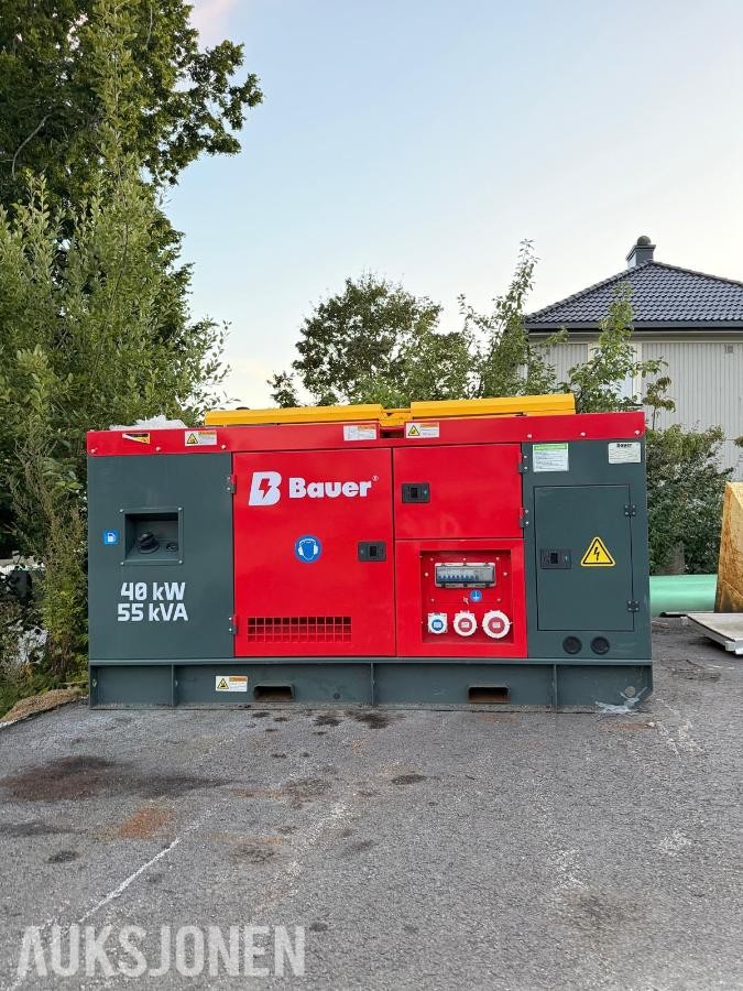 2024 Bauer GFS-40 dieselaggregat – 40 kW / 50 kVA